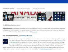 Tablet Screenshot of mobile-betting-apps.com
